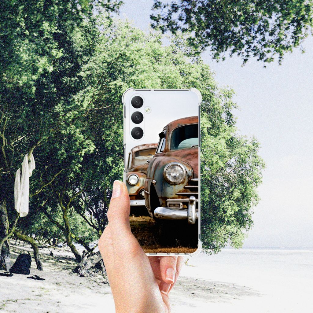 Samsung Galaxy A05s Anti-shock Hoesje met foto Vintage Auto B2C Telecom