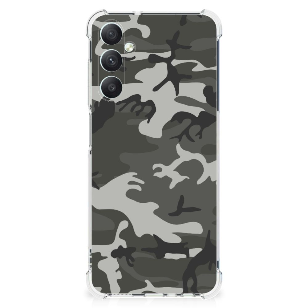 Samsung Galaxy A05s Doorzichtige Silicone Hoesje Army Light B2C Telecom