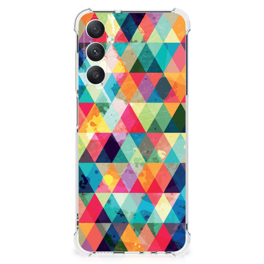 Samsung Galaxy A05s Doorzichtige Silicone Hoesje Geruit B2C Telecom