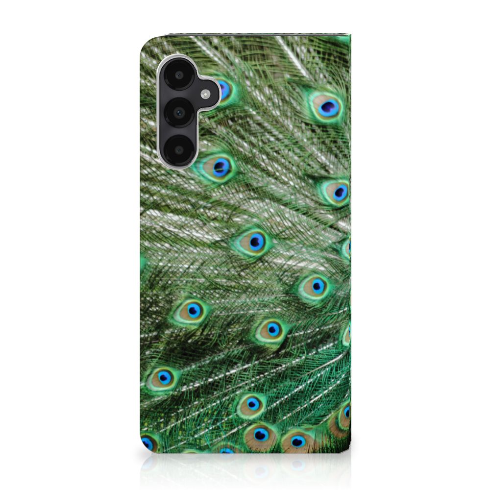 Samsung Galaxy A05s Hoesje maken Pauw design met prachtige pauwenveren, perfect voor bescherming en stijl 🎨
