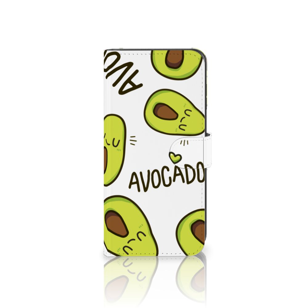 Samsung Galaxy A05s Leuk Hoesje Avocado Singing telefoonhoesje avocado design voorkant