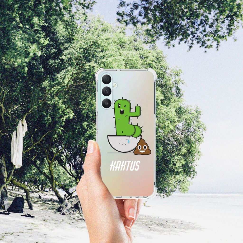 Samsung Galaxy A05s Stevig Bumper Hoesje Cactus Poo B2C Telecom