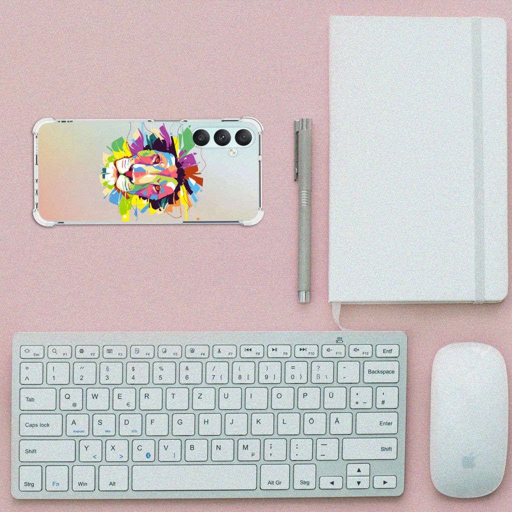 Samsung Galaxy A05s Stevig Bumper Hoesje Lion Color B2C Telecom