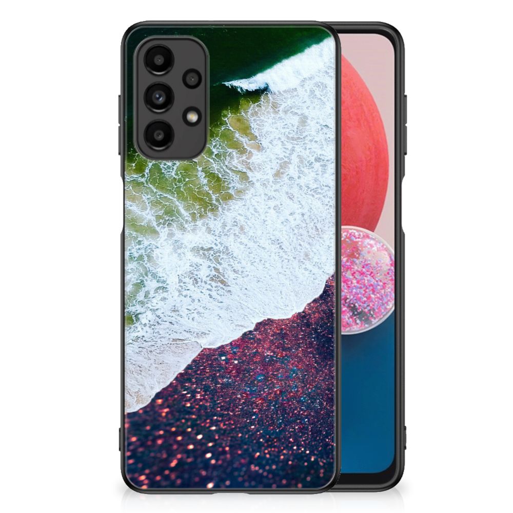 Samsung Galaxy A13 4G Backcover Sea in Space abstract design voorzijde