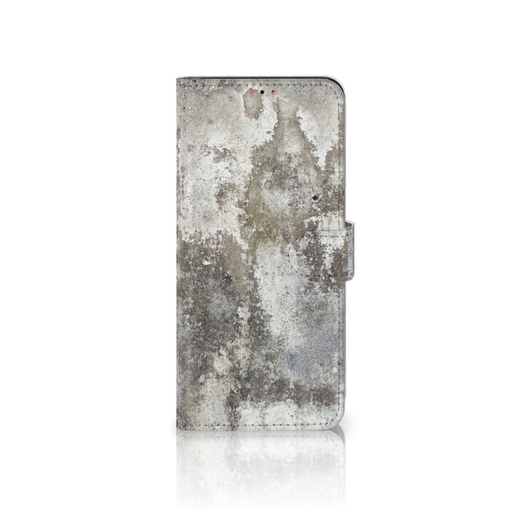 Samsung Galaxy A13 (4G) Bookcase Beton Print betondesign voorkant