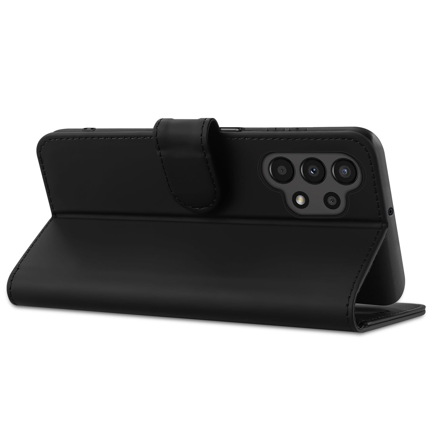 Samsung Galaxy A13 (4G) Boekhoesje Zwart met Stand Case