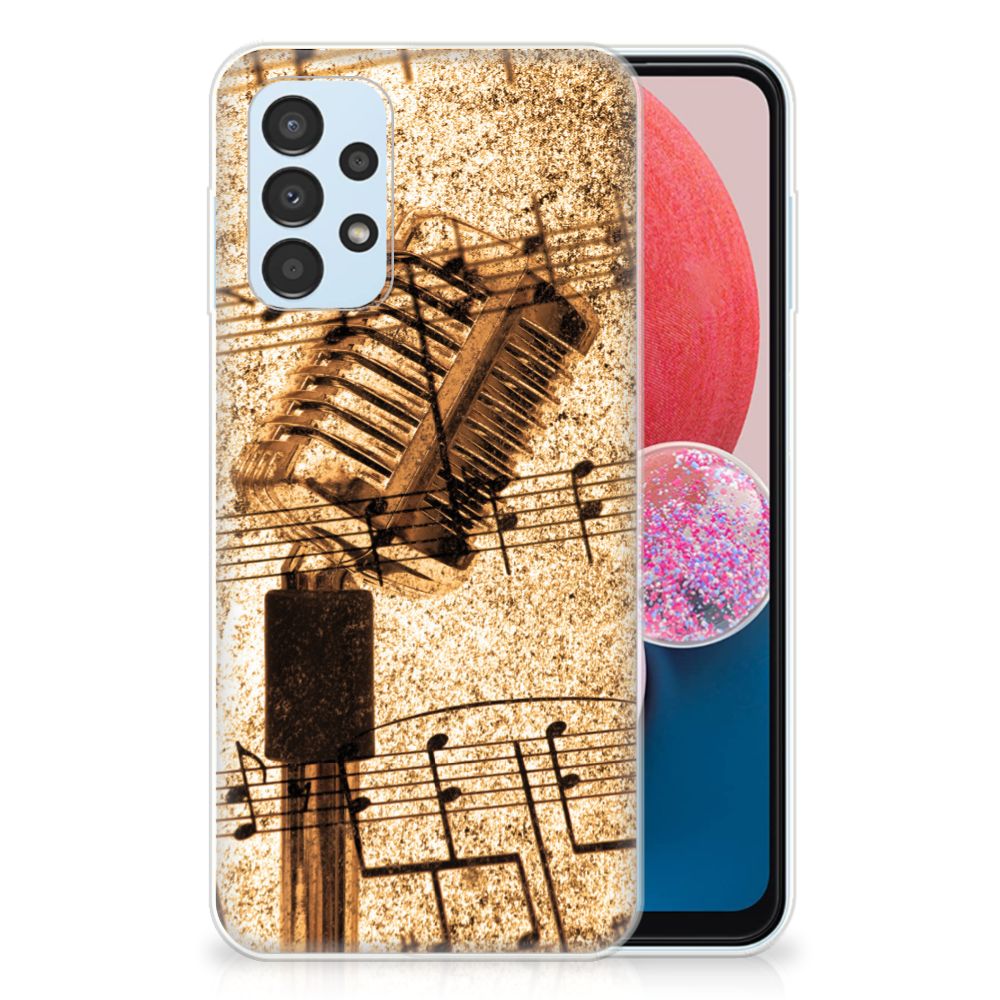 Samsung Galaxy A13 4G Siliconen Hoesje met foto Bladmuziek B2C Telecom