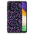 Samsung Galaxy A13 5G | A04s Back Case Feathers Color patroon zwart ontwerp achterkant