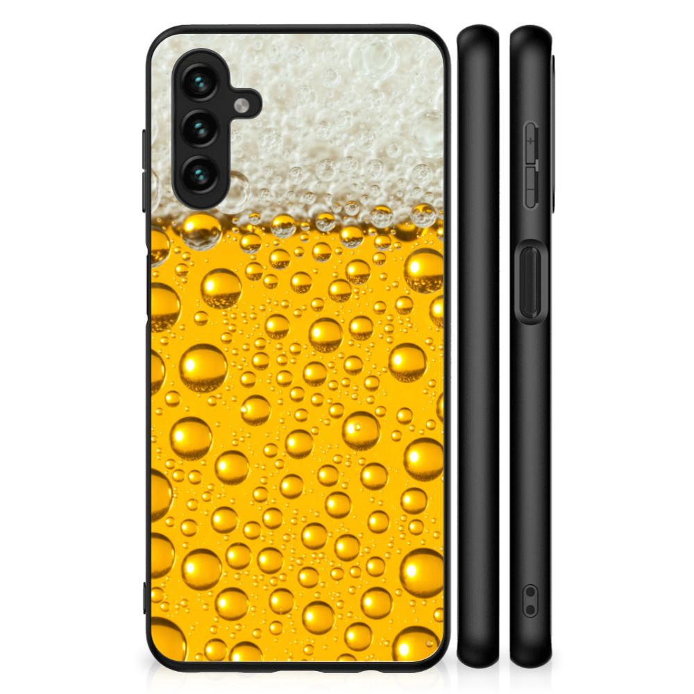 Samsung Galaxy A13 5G | A04s Back Cover Hoesje Bier eten drinken ontwerp voorkant