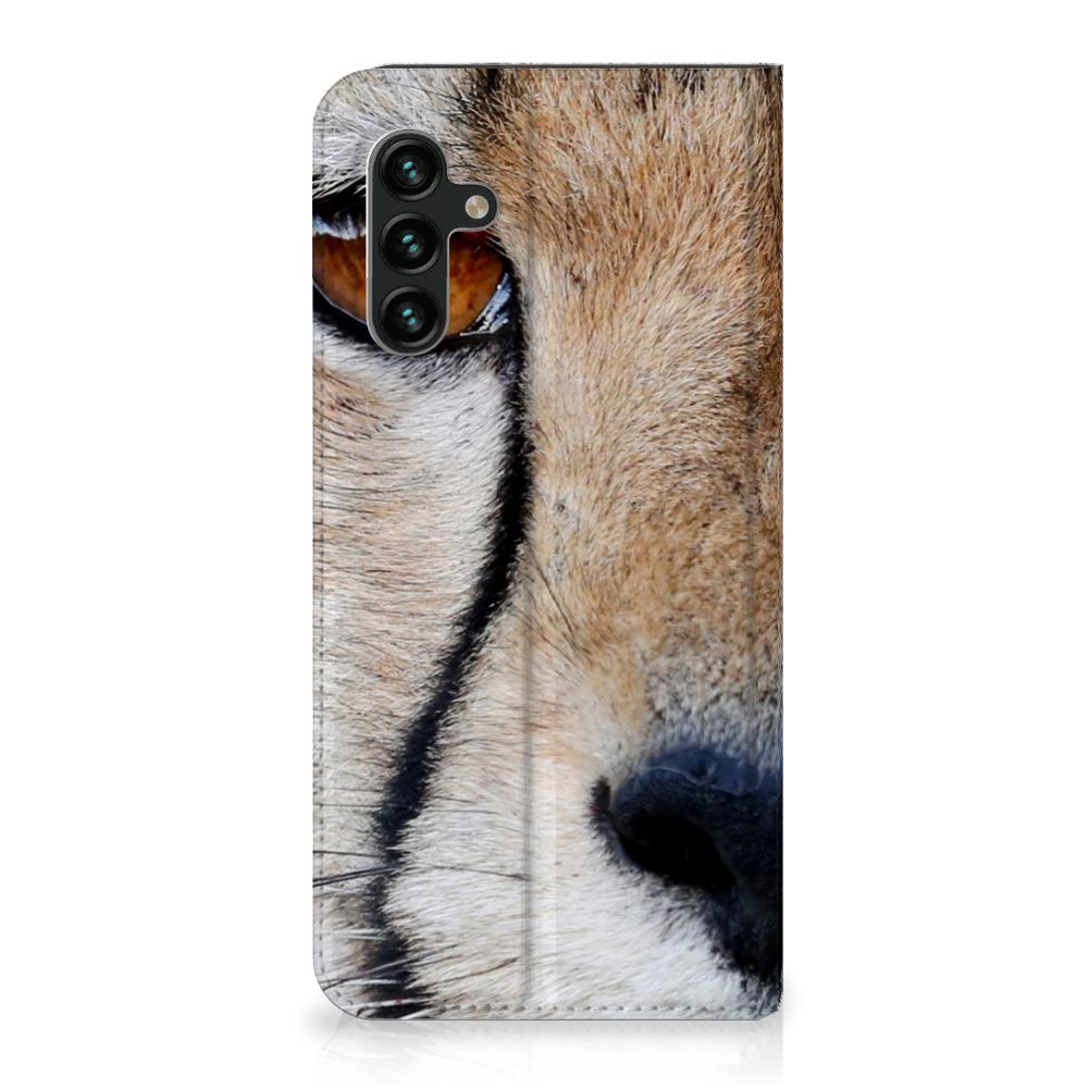 Samsung Galaxy A13 (5G) | Samsung Galaxy A04s Hoesje maken Cheetah cheetah closeup design case