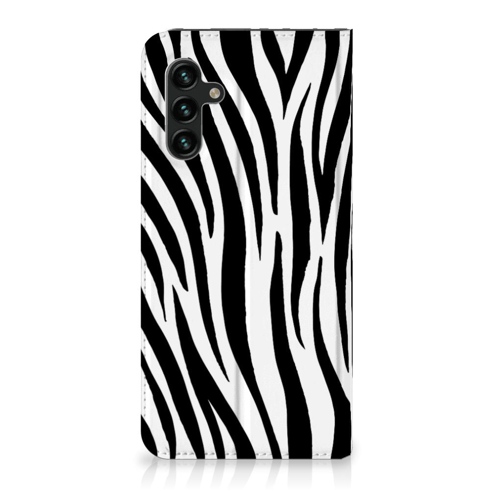 Samsung Galaxy A13 (5G) | Samsung Galaxy A04s Hoesje maken Zebra zebra strepen zwart wit case