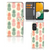 Samsung Galaxy A14 4G Book Cover Ananas met kleurrijke ananasprint en interne pasjeshouder.