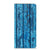 Samsung Galaxy A14 4G Book Wallet Case Wood Blue boek case blauw hout voorkant