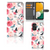 Samsung Galaxy A14 4G Hoesje Butterfly Roses met roze rozen en vlinders in TPU en kunstleer.
