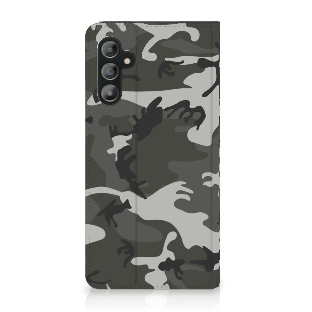 Samsung Galaxy A14 4G Hoesje met Magneet Army Light in camouflage design voor optimale bescherming.