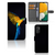 Samsung Galaxy A14 4G Telefoonhoesje met Pasjes Papegaai met kleurrijke papegaai op de voorkant en ruimte voor 3 pasjes.