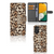 Samsung Galaxy A14 5G Telefoonhoesje met Pasjes Leopard telefoonhoesje leopard design voorkant
