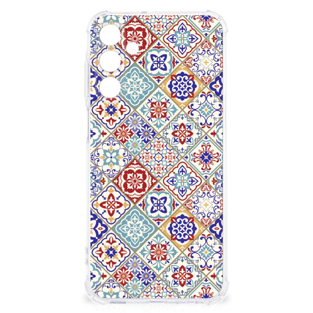 Samsung Galaxy A15 Anti-Shock Hoesje Tiles Color B2C Telecom