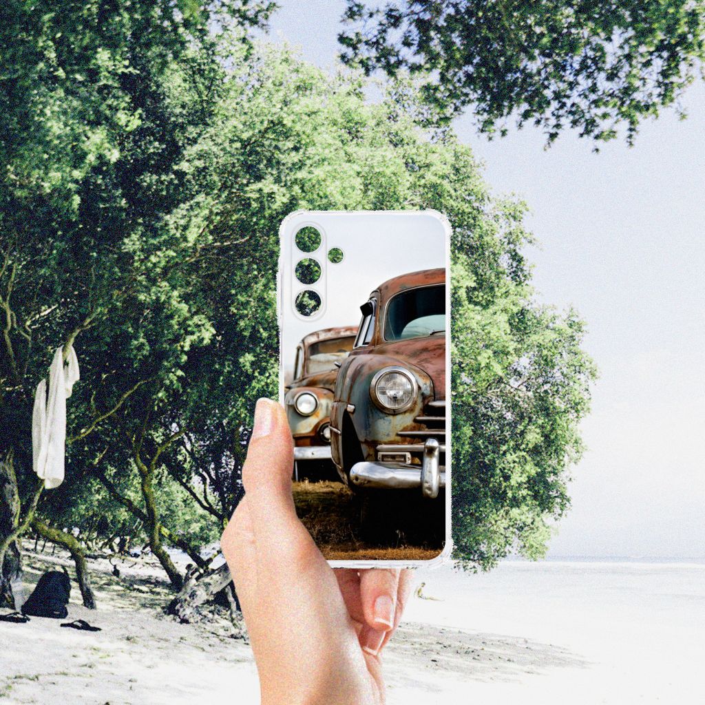 Samsung Galaxy A15 Anti-shock Hoesje met foto Vintage Auto B2C Telecom