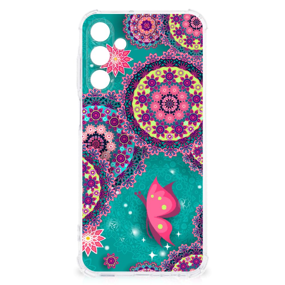 Samsung Galaxy A15 Back Cover Cirkels en Vlinders B2C Telecom