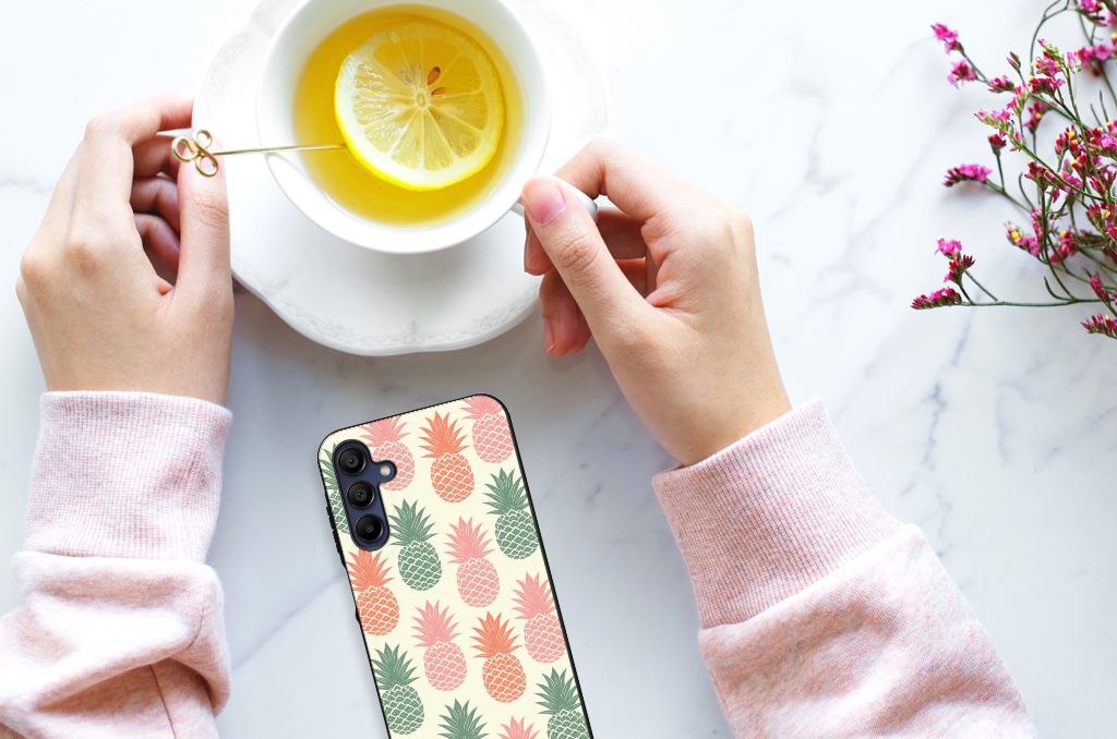 Samsung Galaxy A15 Back Cover Hoesje Ananas B2C Telecom