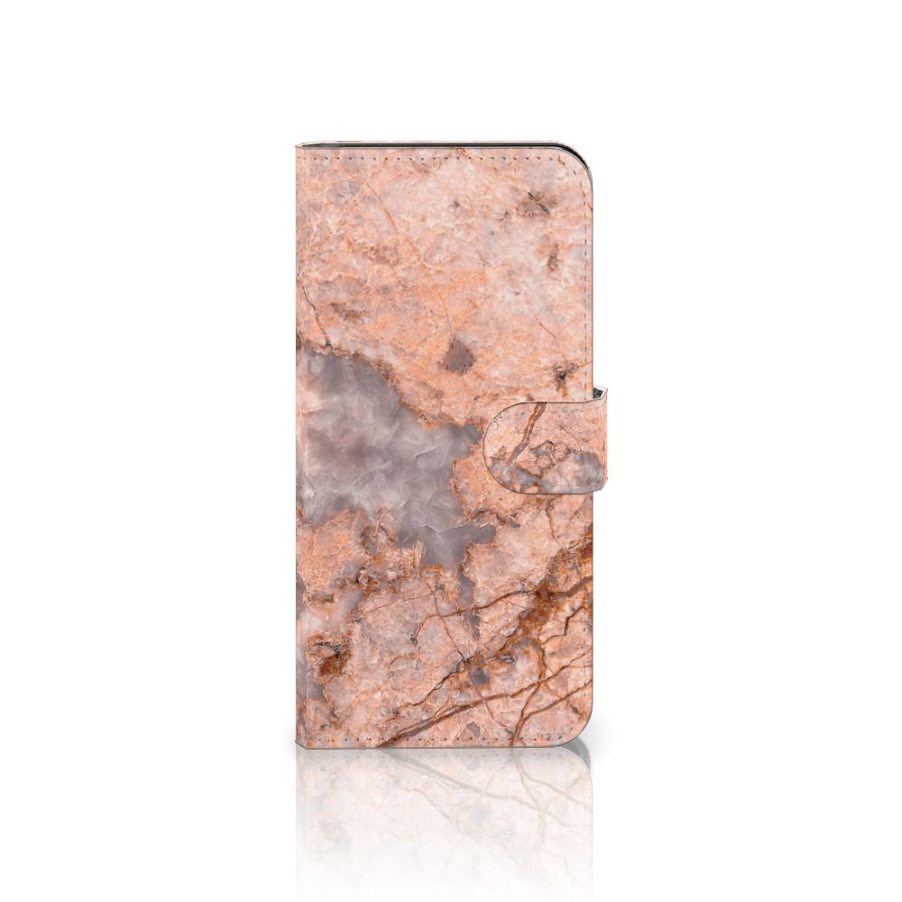 Samsung Galaxy A15 Bookcase Marmer Oranje