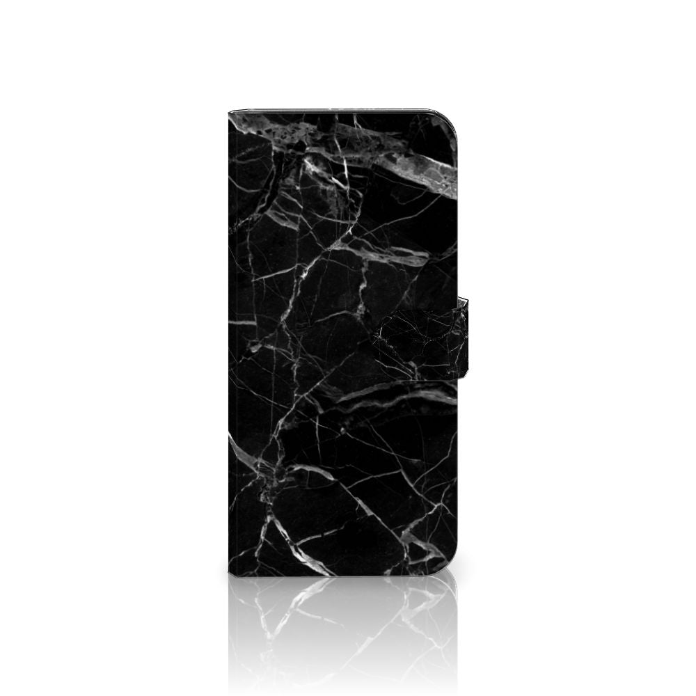 Samsung Galaxy A15 Bookcase Marmer Zwart bookcase marmer zwart zijaanzicht