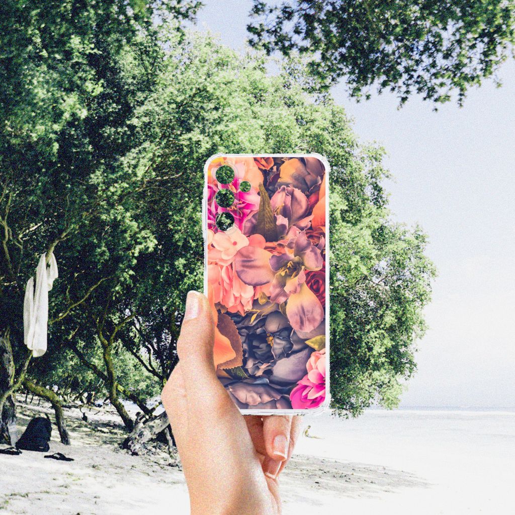 Samsung Galaxy A15 Case Bosje Bloemen design hand strand
