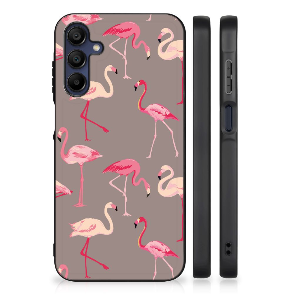 Samsung Galaxy A15 Dierenprint Telefoonhoesje Flamingo B2C Telecom