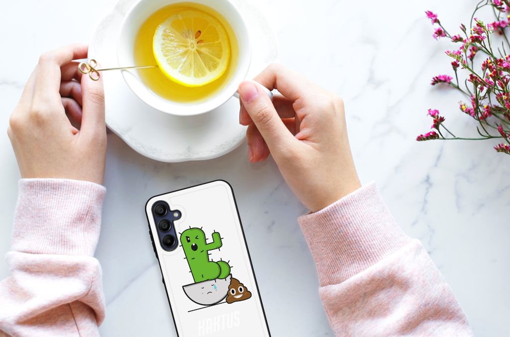 Samsung Galaxy A15 Hoesje Cactus Poo B2C Telecom