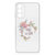 Samsung Galaxy A15 Telefoonhoesje met Naam Boho Text, met prachtig ontwerp 'Peace and Love' 🌸.