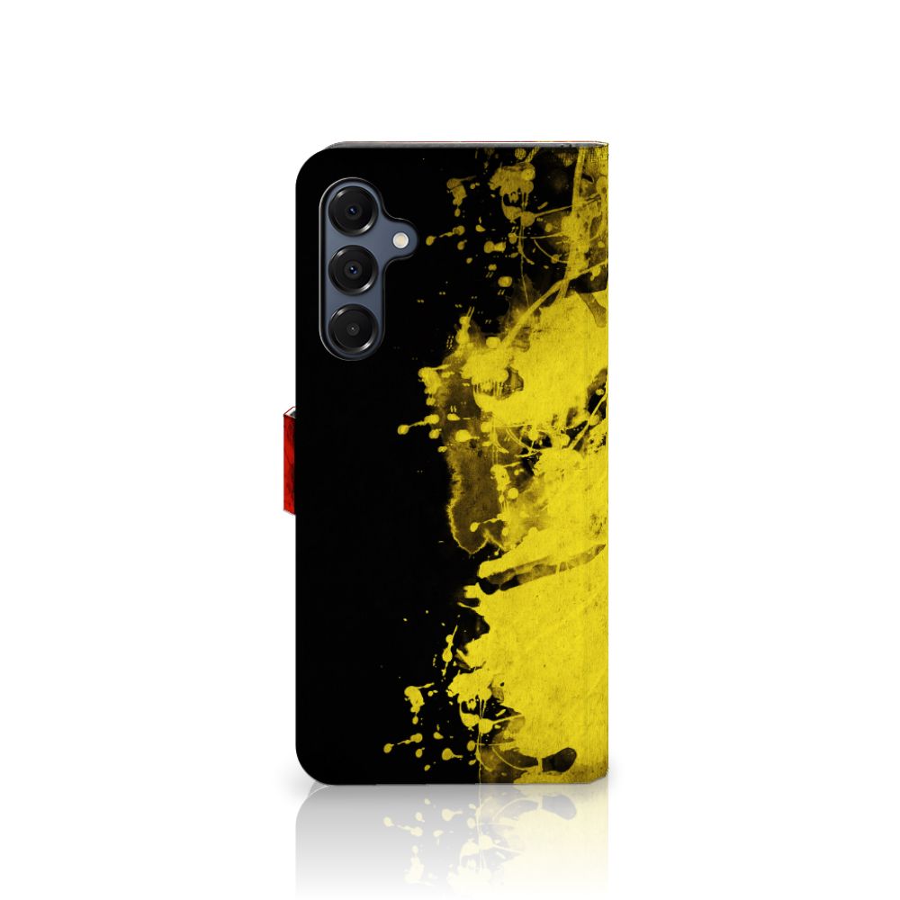 Samsung Galaxy A16 4G/5G Bookstyle Case België design Belgische kleuren aanzicht