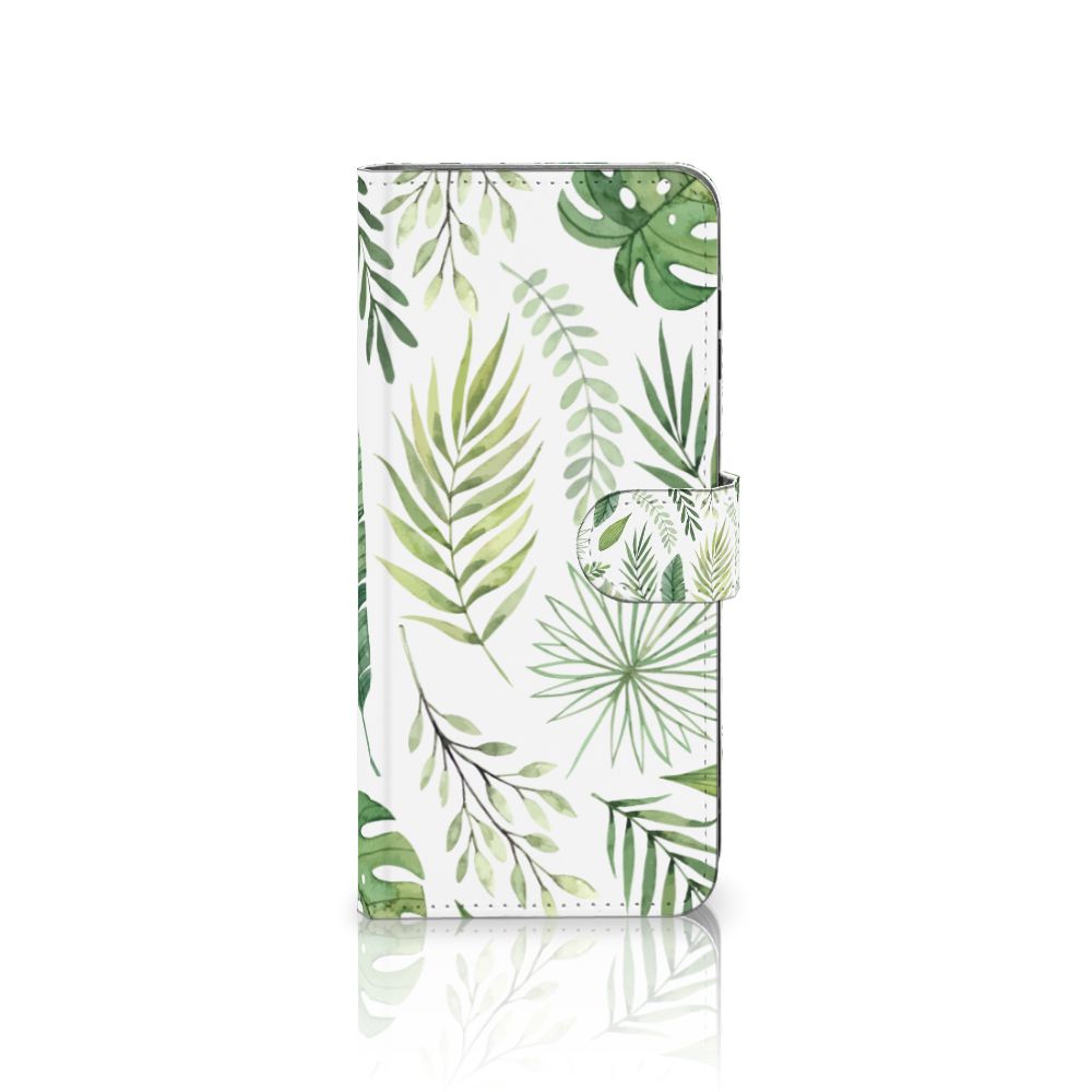 Samsung Galaxy A16 4G/5G Hoesje Leaves telefoonhoesje bladeren vooraanzicht