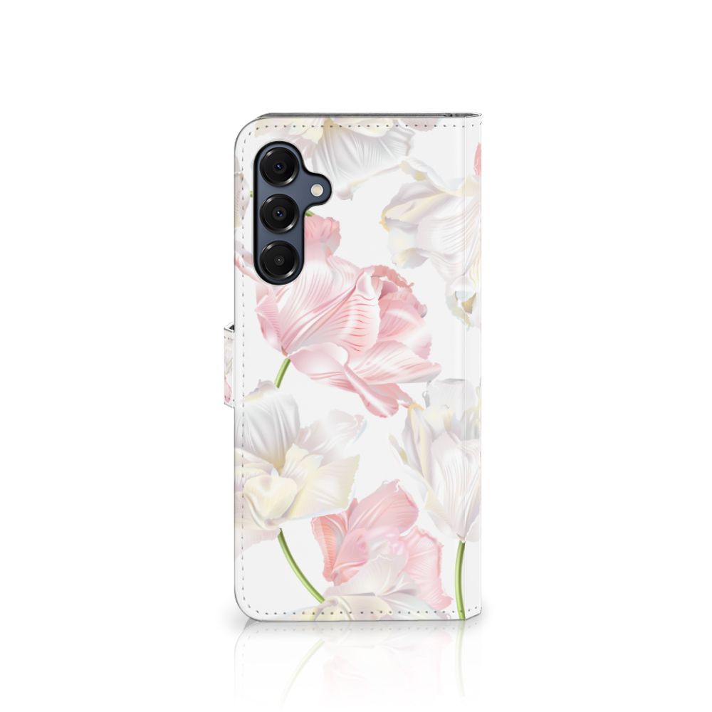 Samsung Galaxy A16 4G/5G Hoesje Lovely Flowers hoesje bloemen patroon vooraan