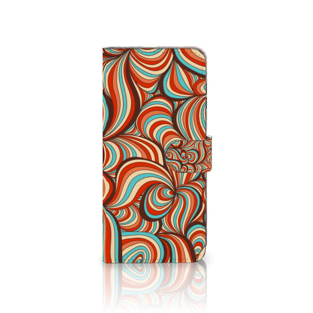 Samsung Galaxy A16 4G/5G Hoesje Retro designnaam retro kleurrijk aanzicht