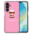 Samsung Galaxy A16 5G/4G Back Cover Hoesje Nut Boyfriend eten drinken roze voorkant