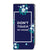Samsung Galaxy A16 5G/4G Design Case Flowers Blue DTMP voorkant
