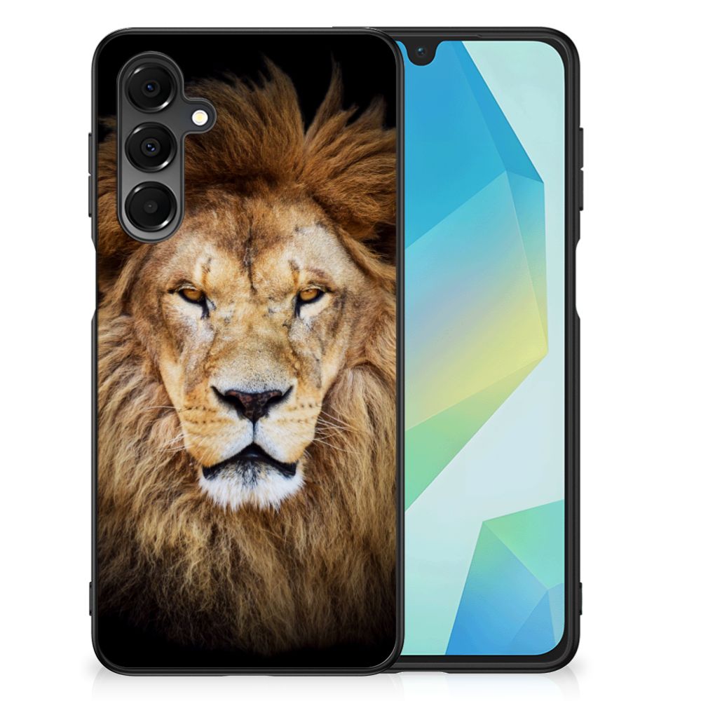 Samsung Galaxy A16 5G/4G Dierenprint Telefoonhoesje Leeuw dierenprint achterkant