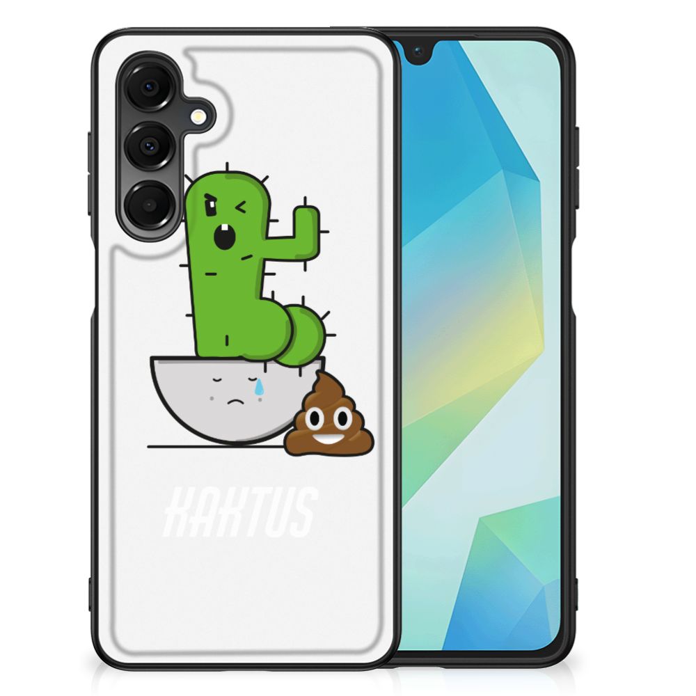 Samsung Galaxy A16 5G/4G Hoesje Cactus Poo illustratie cactus aanzicht