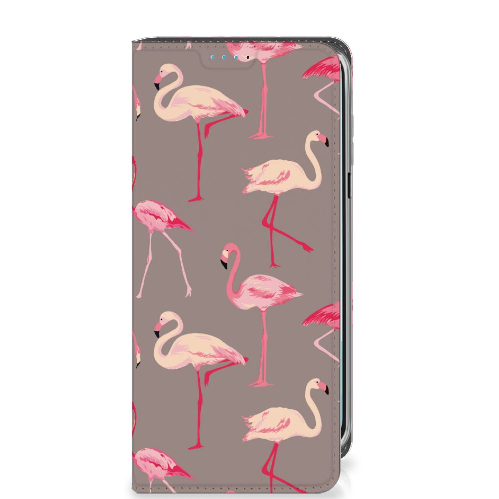Samsung Galaxy A16 5G/4G Hoesje maken Flamingo flamingo design voorzijde