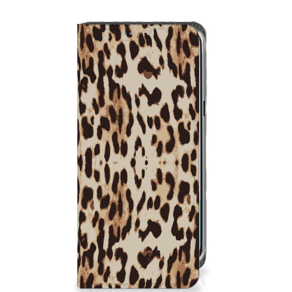 Samsung Galaxy A16 5G/4G Hoesje maken Leopard hoesje luipaardprint voorkant