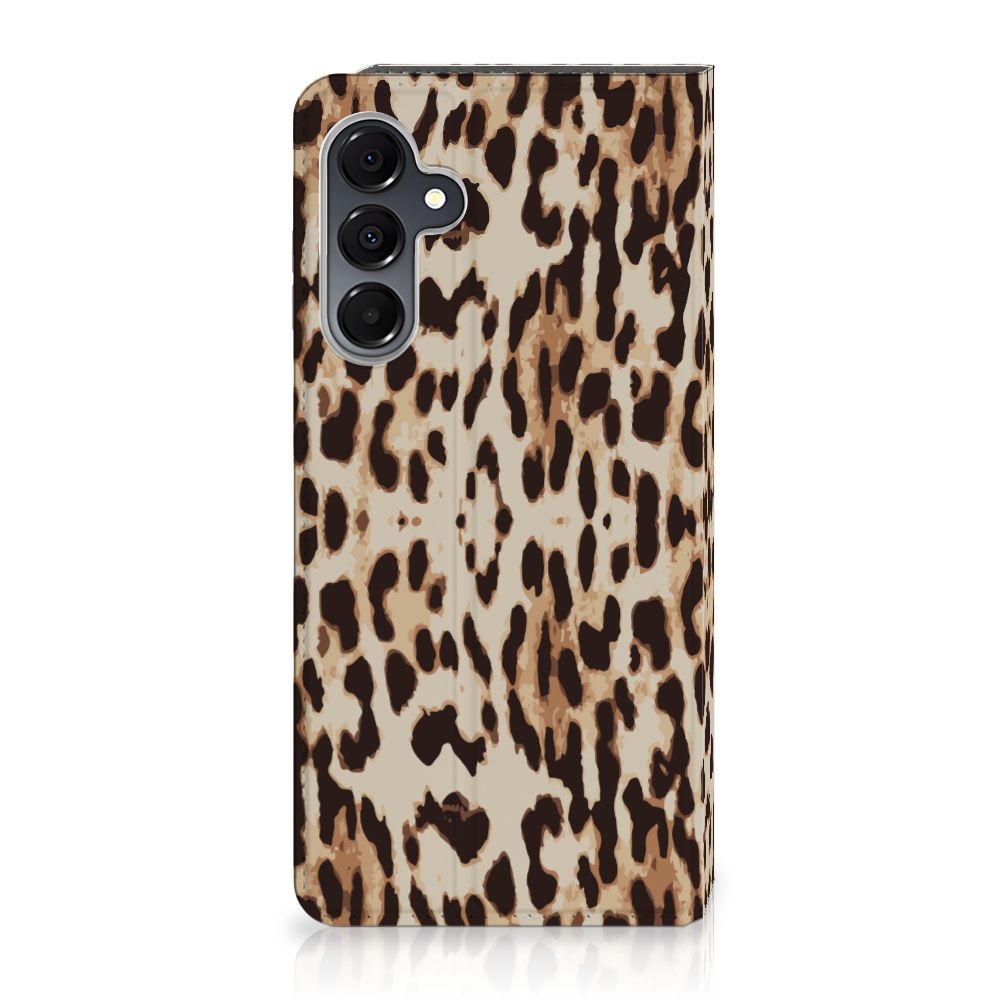 Samsung Galaxy A16 5G/4G Hoesje maken Leopard hoesje luipaardprint voorkant