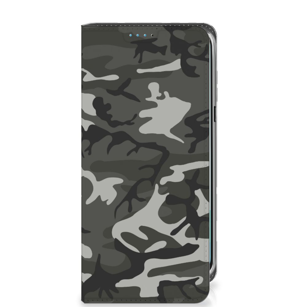 Samsung Galaxy A16 5G/4G Hoesje met Magneet Army Light camouflage design voorkant