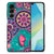 Samsung Galaxy A16 5G/4G Leuk Telefoonhoesje Cirkels en Vlinders back cover design cirkels vlinders aanzicht