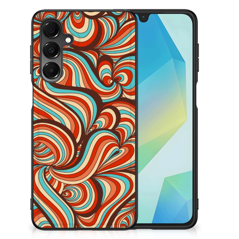 Samsung Galaxy A16 5G/4G Leuk Telefoonhoesje Retro Vormenprint Achterzijde