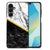 Samsung Galaxy A16 5G/4G Marmeren Print Telefoonhoesje Marmer Wit Zwart back cover stenen print