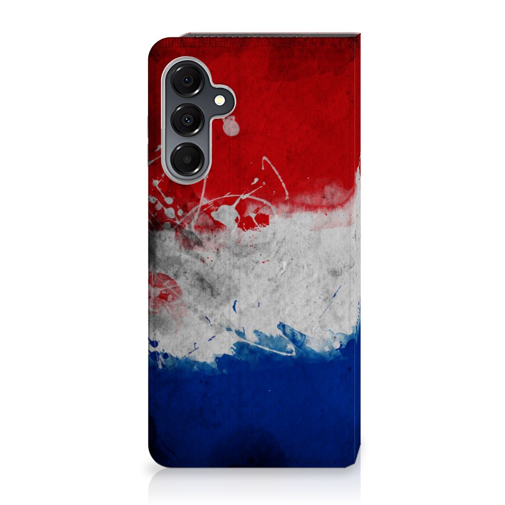 Samsung Galaxy A16 5G/4G Standcase Nederland design Nederlandse vlag aanzicht