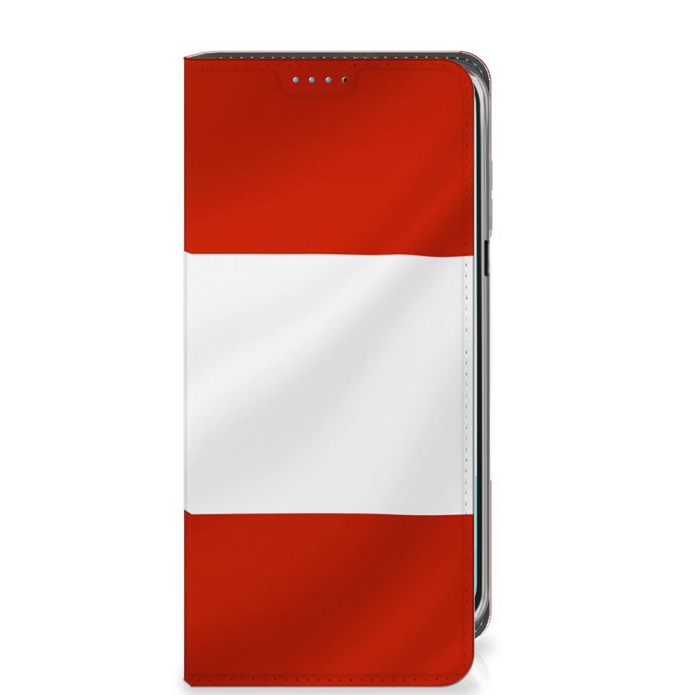 Samsung Galaxy A16 5G/4G Standcase Oostenrijk vlag design voorkant
