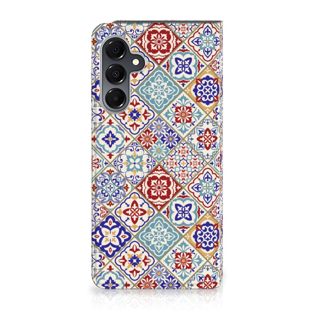 Samsung Galaxy A16 5G/4G Standcase Tiles Color design Tiles aanzicht