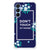 Samsung Galaxy A16 Anti Shock Case Flowers Blue DTMP achterkant design met bloemen en tekst
